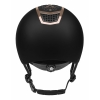 Kask jeździecki Quantinum Chic 2.0 Rosegold czarny Fair Play