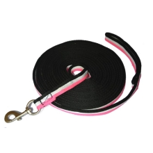 Lonża ThreeStripe 8m neon pink/white/black Start