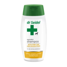 Szampon dla psa z dziegciem i biosiarką, 220ml DR SEIDEL