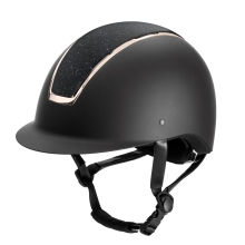 Kask jeździecki Comfort Jewel black/rosegold USG