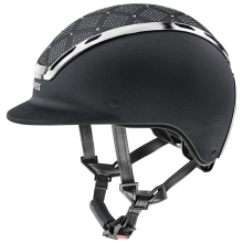 Kask jeździecki Exxeed Jewel 3 czarny UVEX