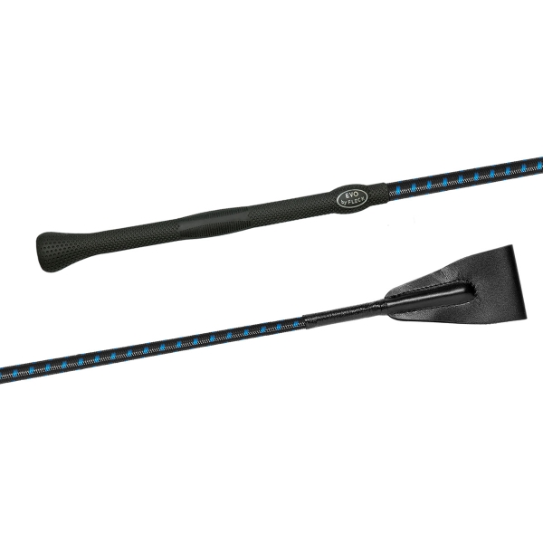 Bat jeździecki Fleck Nylon EVO grip black-azur