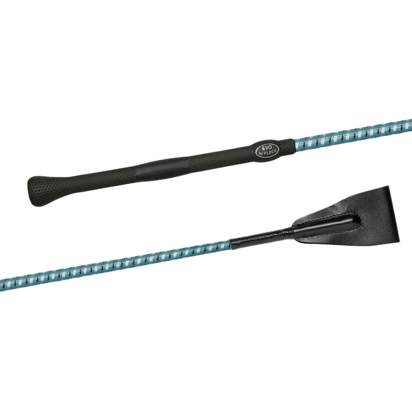 Bat jeździecki Fleck Nylon EVO grip light blue-multi