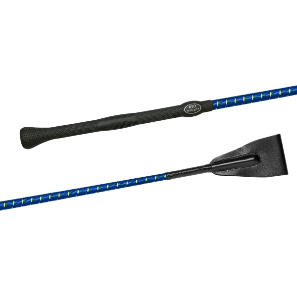 Bat jeździecki Fleck Nylon EVO grip royal-yellow