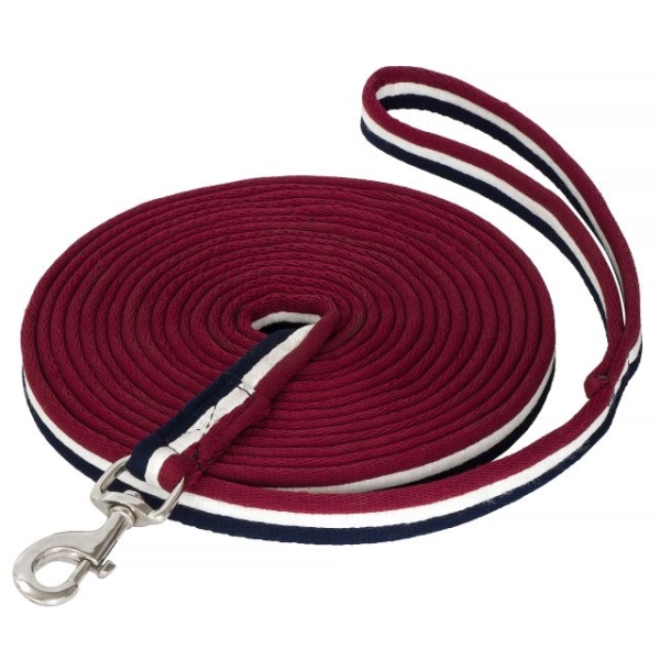 Lonża ThreeStripe 8m navy/white/burgundy Start