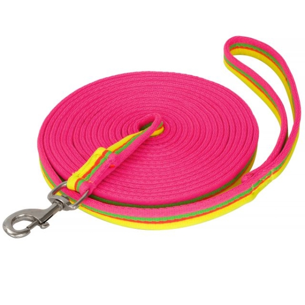 Lonża ThreeStripe 8m neon pink/neon green/neon yellow Start