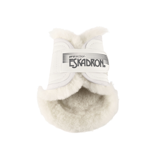 Ochraniacze Protection fetlock Boots z futerkiem white tyły Eskadron, Kolekcja Standard