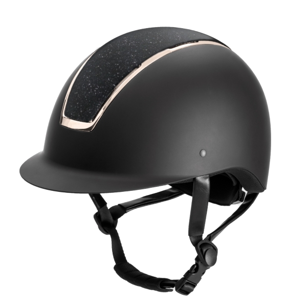 Kask jeździecki Comfort Jewel black/rosegold USG